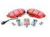 ES#3537686 - 025997ECS0585KT -  Front Brake Service Kit (340x30) - Featuring ECS V5 drilled and slotted rotors and ECS EP24 Enthusiast Performance pads - Assembled By ECS - Audi Volkswagen