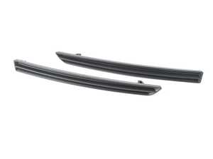 ES#3618591 - R15-1-1000-01 - Matte Black Horizontalk Slat Rear Reflector Inserts  - Ditch the stock reflectors with these inserts from Acexxon. - Acexxon - BMW