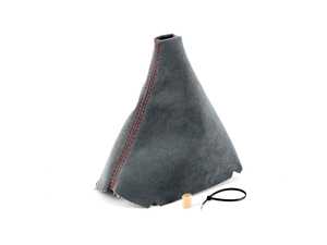ES#4004793 - 5234-5G-402 - BFI Manual Gray Alcantara Shift Boot - Red Stitching - Compliment your BFI shift knob with a custom shift boot made from the finest materials available - Black Forest Industries - Volkswagen