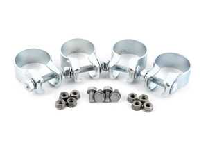 ES#2594098 - 07119905529KT2 - Rear Muffler Installation Kit - Includes mounting hardware and clamps - Assembled By ECS - BMW