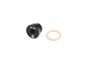 Billet Aluminum Hard Anodized Magnetic Drain Plug