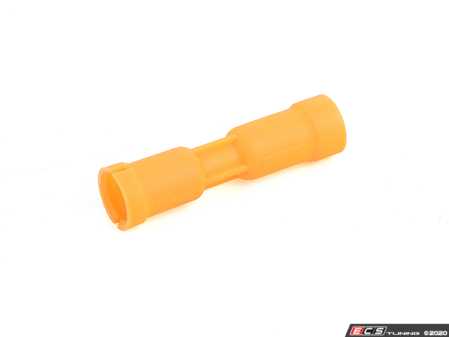 ES#3410097 - 050103663 - Oil Dipstick Tube Funnel (Orange Plastic Section) - Seals the dipstick and keeps debris out - Vaico - Audi