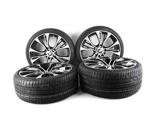 ES#3573775 - 36112420402 - M Performance Double Spoke 599M WHEEL/TIRE SE F25/F26 - (NO LONGER AVAILABLE) - M Performance Wheel and Summer Tire set. - Genuine BMW - 