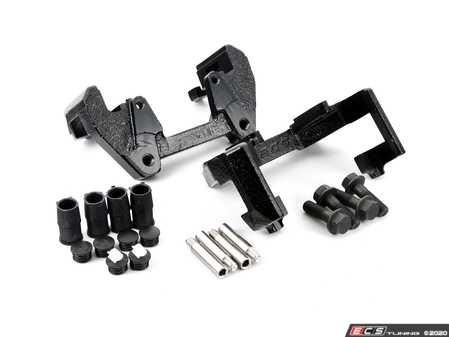 ES#4272292 - 34112282619KT1 - Front CSL/ZCP Bracket set with hardware  - Brackets to allow use of 345mm rotors, includes new guides, bushings and hardware - Assembled By ECS - BMW