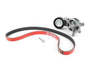 ES#4305020 - 06F9033151KT1 - Accessory Belt Kit With ECS Performance Kevlar Reinforced Accessory Belt - Keep your drive belt tight with an ECS Performance Kevlar Reinforced Accessory Belt, tensioner, and hardware. - Assembled By ECS - Audi Volkswagen