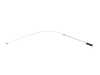 ES#3581990 - 220880025964 - Hood Release Cable - Hood Cable - To Hood Lock - Genuine Mercedes Benz - Mercedes Benz