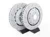 ES#4067243 - 420615301d2KT - Front Cross-Drilled Brake Rotor - Pair (365x34) - Restore the stopping power in your vehicle. Formula Z Drilled! - Zimmermann - Audi