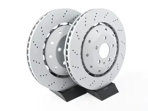 Front Cross-Drilled Brake Rotor - Pair (365x34)