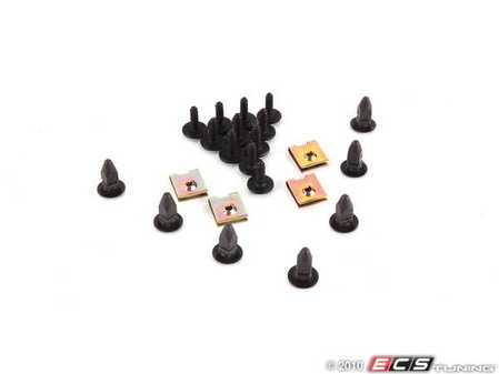 ES#2168002 - 8N0898172 - Front Fender Liner Hardware Kit - Avoid losing a fender liner, get all the hardware to keep it in place. - Assembled By ECS - Audi