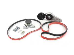 ES#4305030 - 058903133DKT4 -  Accessory Belt Kit With Tensioners & ECS Performance Kevlar Reinforced Accessory Belts - Keep your accessories running properly with new tensioners and drive belts - Assembled By ECS - Audi