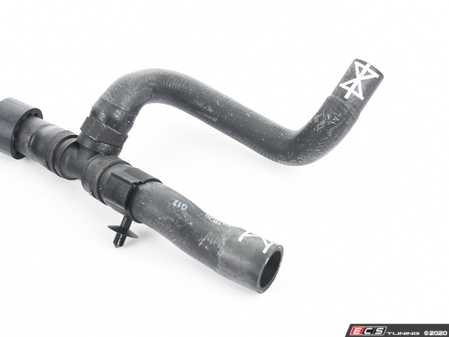 ES#342958 - 3C0122073FE - Coolant Hose - Attaches to front port of oil cooler - Genuine Volkswagen Audi - Volkswagen