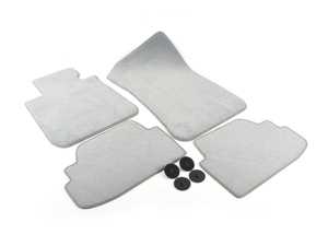 ES#4198108 - 51477316484 - E82 Floor Mat Set - Alaskagray - Complete set of four - Genuine BMW - BMW