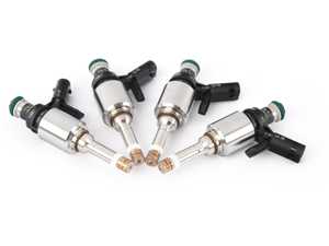 ES#3690809 - 06l906036aaKT - Fuel Injectors - Set Of Four  - The perfect kit to service all four injectors - Genuine Volkswagen Audi - Audi