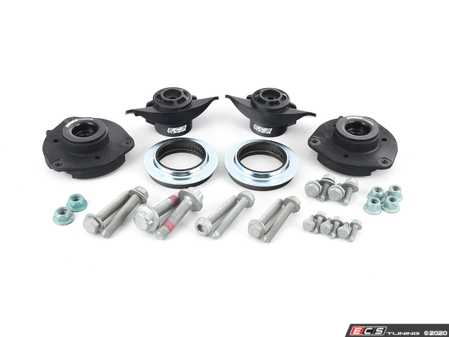 ES#3697604 - 8J0412331KT2 - Heavy duty cup kit/Coilover Installation Kit - Everything you need for a quick and easy install. Featuring ECS upgraded front & rear strut/shock mounts! - Assembled By ECS - Volkswagen