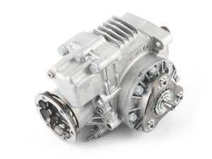 ES#3640350 - 0CN409053AN - Front Transfer Case / Bevel Box Assembly (AWD) - Factory OEM front transfer case / angle drive (bevel box) assembly. Direct replacement power take-off unit (PTU) that transfers drive torque from the front differential to the center driveshaft on MQB-platform all-wheel-drive models. - Genuine Volkswagen Audi - Audi Volkswagen