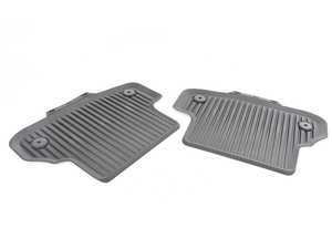 ES#3197933 - 8W7061511041 - Rubber Floor Mats - Rear - A set of two rear floor mats - Genuine Volkswagen Audi - Audi