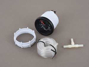 ES#3176536 - PSTBO270-12 - 52mm Prosport Mechanical Boost Gauge - Clear Lens/White LED - Includes twist on mounting ring, twist on LED bulb, tubing kit, T-adapter, and instructions. - Prosport Performance - Audi BMW Volkswagen Mercedes Benz MINI Porsche
