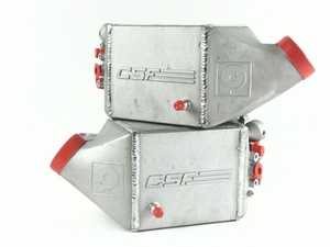 ES#4314818 - 8109R - Twin Charge-Air-Cooler Set - Raw Finish - Lower your intake temperatures and greatly improve your performance! - CSF - BMW