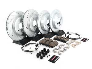 ES#3157713 - K6740 - Z23 Evolution Sport Performance Brake Service Kit - Front And Rear - Proven performance with minimal dust - Power Stop - MINI