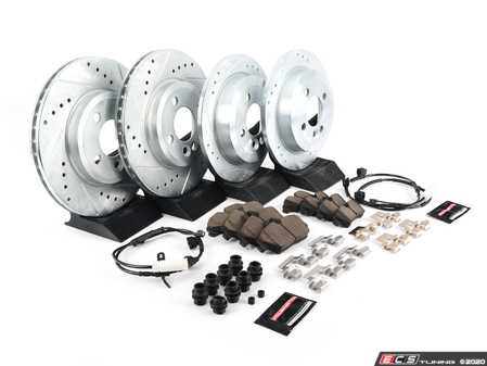 ES#3157713 - K6740 - Z23 Evolution Sport Performance Brake Service Kit - Front And Rear - Proven performance with minimal dust - Power Stop - MINI