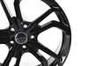 ES#4314833 - 698-1KT - 18" Style 698 - Set Of Four - 18"x8" ET45 5x112 - Gloss Black - Alzor - Audi Volkswagen