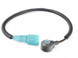ES#4135457 - 06E905376A - Green Knock Sensor With Harness - 465mm - Detects engine ping for timing adjustment, 465mm length with green connector - Holstein - Audi Volkswagen