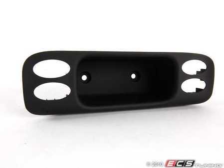 ES#1490288 - 99655209601A03 - Non-Smokers Shelf Console Insert - Insert surround for window switch buttons - Replaces ashtray - Genuine Porsche - Porsche