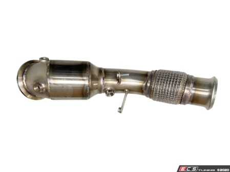 ES#4315330 - 11-065 - Active Autowerke Catted Race Downpipe - B46  - Strategically engineered to virtually eliminate the immensely restrictive characteristics of the factory downpipes - featuring a 4" high flow GESI catalytic converter - Active Autowerke - BMW