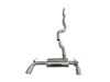 ES#4390864 - 11-565 - Active Autowerke Full Exhaust System - A90 Supra - The A90 Supra exhaust system features a single 3.5 midpipe with Brushed Stainless tips - Active Autowerke - BMW