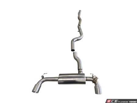 ES#4390864 - 11-565 - Active Autowerke Full Exhaust System - A90 Supra - The A90 Supra exhaust system features a single 3.5 midpipe with Brushed Stainless tips - Active Autowerke - BMW