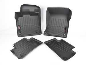 ES#3994406 - ZAW061541FDSP - Guard Mats Floor Liner Kit - Front & Rear - Raised edges help to contain snow, slush, mud and everyday spills. - Genuine Volkswagen Audi - Audi