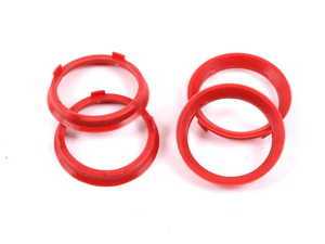 ES#2185353 - AP666571 - 66.6-57.1 Hub Centric Rings - Set Of Four - Plastic 66.6mm to 57.1mm hub centric rings for proper wheel fitment - ECS - Audi BMW Volkswagen