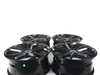 ES#4314832 - 698-2KT - 19" Style 698 - Set Of Four - (NO LONGER AVAILABLE) - 19"x8" ET45 5x112 - Gloss Black - Alzor - 