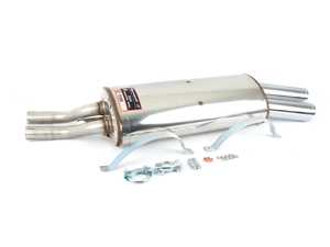 ES#3055855 - 781926 - Supersprint Sport Muffler (45mm) - Angled 76mm Tips - A fine tuned note and aggressive styling - requires Supersprint 781902 for installation - Supersprint - BMW