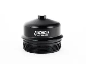Billet Aluminum Oil Filter Cap - Black Anodized 