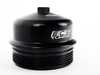ES#4142074 - 006044LA01 - Billet Aluminum Oil Filter Cap - Black Anodized  - BMW uses a lot of plastic in their engine components to save weight and money. Unfortunately, plastic is damaged easily and the factory oil filter cap needs a special tool to remove. This cap is designed to use the original O-ring seal. - ECS - BMW