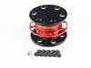 ES#2840090 - I18RED - Steering Wheel Quick Disconnect - Red - Rennline style and design to give you the highest quality quick release hub on the market - Rennline - Audi BMW Volkswagen Mercedes Benz MINI Porsche