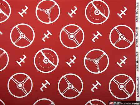 ES#4315728 - AP33 - Rennline Wrapping Paper - Wheels - 3'x6' roll of Rennline's own wrapping paper design! - Rennline - Audi BMW Volkswagen Mercedes Benz MINI Porsche