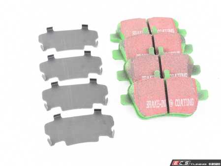 ES#3063621 - DP22157 - Rear EBC Greenstuff Brake Pad Set - (NO LONGER AVAILABLE) - Designed as a mildly upgraded pad, great for an afternoon of sporty driving. - EBC - Mercedes Benz