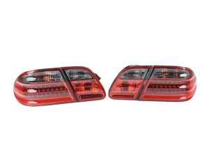 ES#4220050 - 5020659 - LED Tail Light Set - Red / Smoked - Complete set of LED tail light assemblies to update your W210 - Spyder - Mercedes Benz