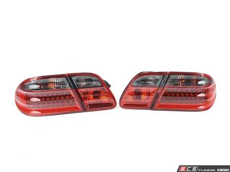 ES#4220050 - 5020659 - LED Tail Light Set - Red / Smoked - Complete set of LED tail light assemblies to update your W210 - Spyder - Mercedes Benz