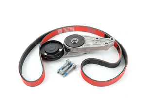 ES#4305035 - 06B903133EKT5 - Accessory Belt Kit With ECS Performance Kevlar Reinforced Accessory Belt - Includes belt, tensioner, & hardware to ensure that your belt is tight and reliable. - Assembled By ECS - Audi