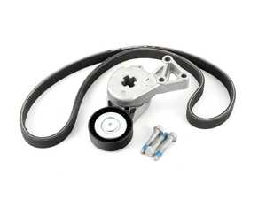 ES#4305017 - 06A260849CONKT2 - Accessory Belt Kit With ECS Performance Kevlar Reinforced Accessory Belt - Keep your accessories running properly with a new tensioner and ECS performance Kevlar reinforced accessory belt service kit! - Assembled By ECS - Audi Volkswagen