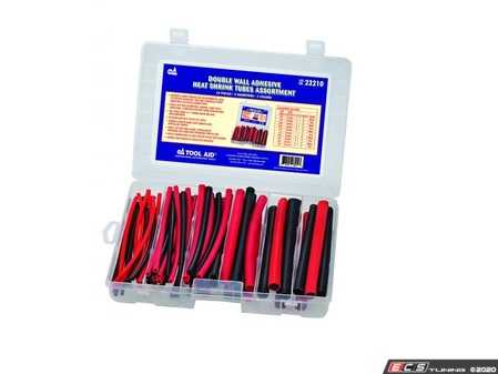 ES#2949343 - SGT23210 - Double Wall Adhesive Heat Shrink Tubes Assortment - Perfect for sealing open wires easily - S&G Tool Aid - Audi BMW Volkswagen Mercedes Benz MINI Porsche