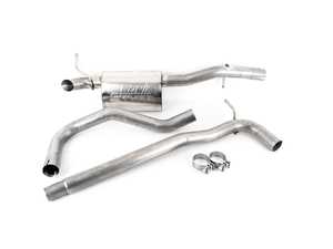 ES#3663907 - 140763 - Borla S-Type Cat-Back Exhaust System - 2.5" stainless steel with a single turn down exit - Borla - Volkswagen
