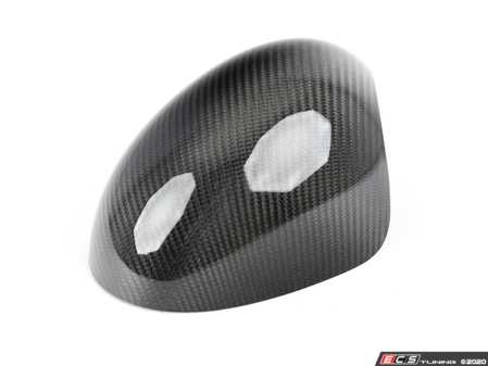 ES#79603 - 51160415374 - JCW Carbon Fiber Mirror Cap - Right - Attaches to the front of the side mirror housing - Genuine MINI - MINI
