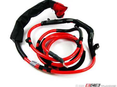 ES#162417 - 61123414876 - E83 Positive Battery Cable - Runs from the battery to the starter - Genuine BMW - BMW