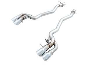ES#4044170 - GRP-EXH-BWF90M53 - AWE SwitchPath Axleback Exhaust - F90 M5 - Choose from Chrome Silver and Diamond Black tip finishes. - AWE - BMW