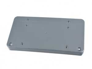 ES#1759089 - 21088502819999 - Front License Plate Bracket And Trim - Colorless (Color Code 9999) - Must be painted to match the color of your vehicle - Genuine Mercedes Benz - Mercedes Benz