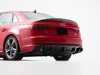 ES#4265351 - 008480LA01 - Audi B9 A4 S-Line Pre-Facelift Rear Diffuser - Gloss Black - Add some aggressive styling to your Audi! - ECS - Audi